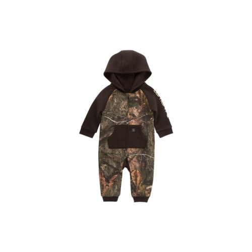 Carhartt Camo Full-Zip Long-Sleeve Hooded Coveralls for Babies