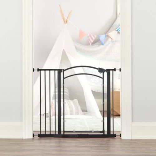 Regalo In Sight Walk-through Safety Gate - Black
