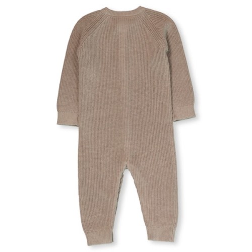 Light Brown Marle Baby Knit Long Sleeve Romper | Best&Less™ Online