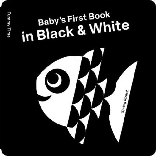 Spring Street Tummy Time: Baby's First Book in Black & White - (Board Book)