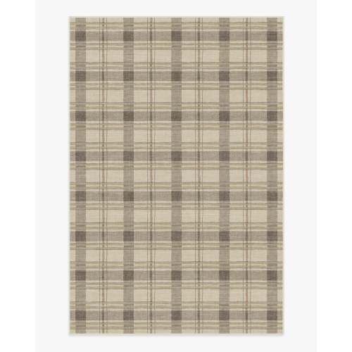 Piper Plaid Neutral Rug | Ruggable US