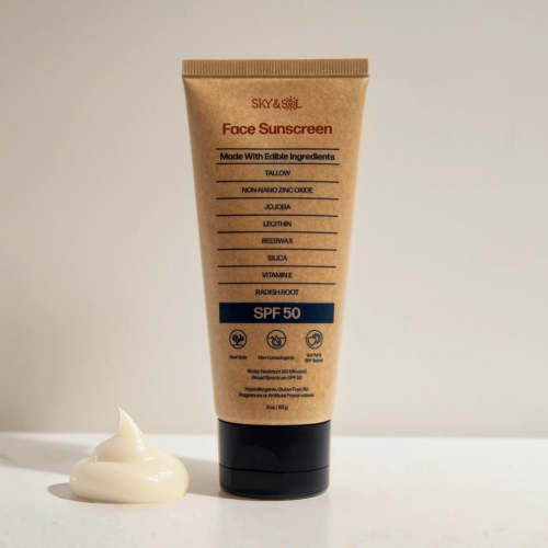 Sky and Sol Face Sunscreen SPF 50