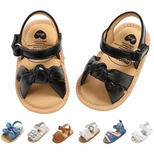 Baby Girls Sandals Summer Shoes Outdoor First Walker Toddler Girls Shoes for Summer