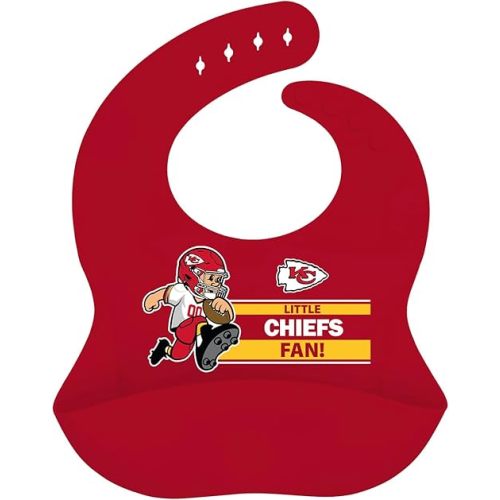 Baby Fanatic Kansas City Chiefs Silicone Bib