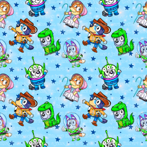Bluee Story with Rex Blanket and Towel