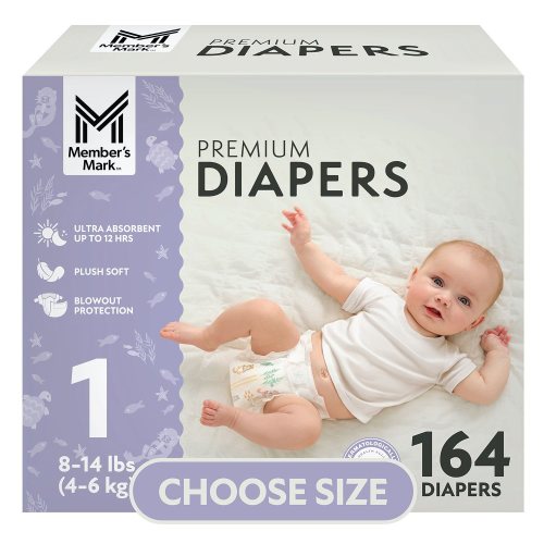Member's Mark Premium Baby Diapers, Size 1