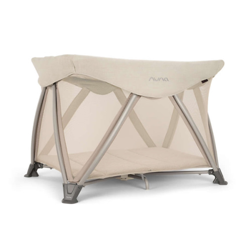 Nuna ® SENA ™ aire Biscotti Brown Baby Playard, Travel Crib and Changing Table