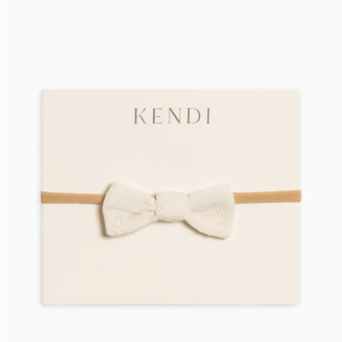 Eyelet Dainty Bow - Ribbed Collection