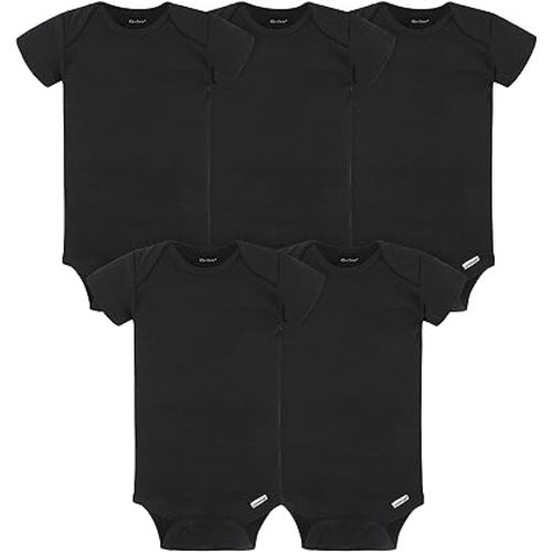 Gerber Baby 5-Pack Solid Onesie Bodysuits