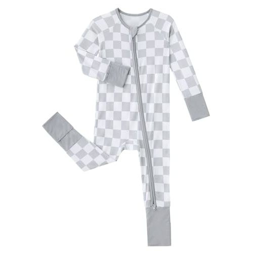 SUZEL Baby Viscose from Bamboo Pajamas - Infant Boys Girls Footless Zippy Pjs Sleep 'N Play Clothes - One Piece Romper