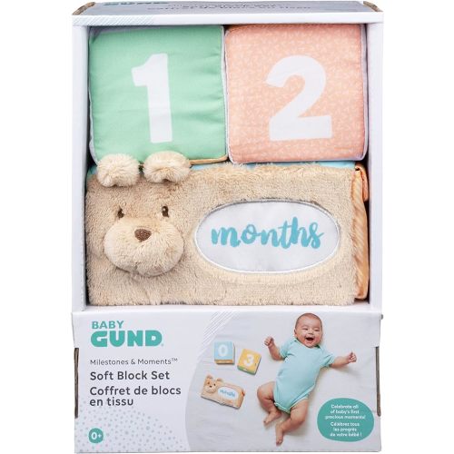 GUND Baby Milestones and Moments Soft Blocks