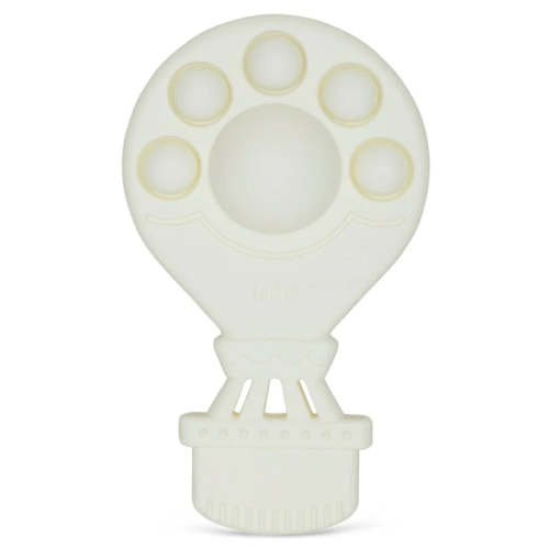 Pop It Hot Air Balloon Rattle - Vanilla
