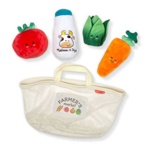 Melissa & Doug Multi-Sensory Market Basket Fill & Spill Infant Toy