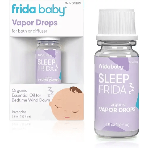 Frida Baby Natural Sleep Vapor Bath Drops, Lavender Essential Oil Bath Drops for Bedtime, Relaxing & Calming Aromatherapy Oil for Better Sleep