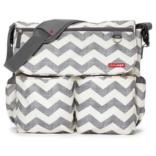 null Chevron Dash Signature Diaper Bags | skiphop.com