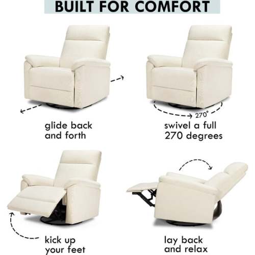 Suzy Recliner And Swivel Glider, Vanilla - DaVinci | Maisonette