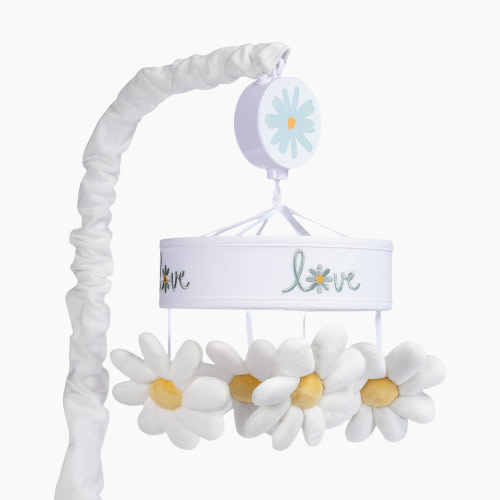 Lambs & Ivy Musical Baby Crib Mobile - Sweet Daisy