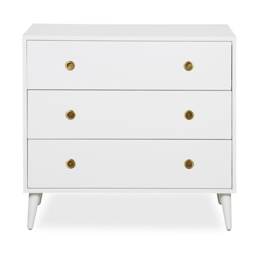 Novogratz Harper 3 Drawer Dresser & Reviews | Wayfair