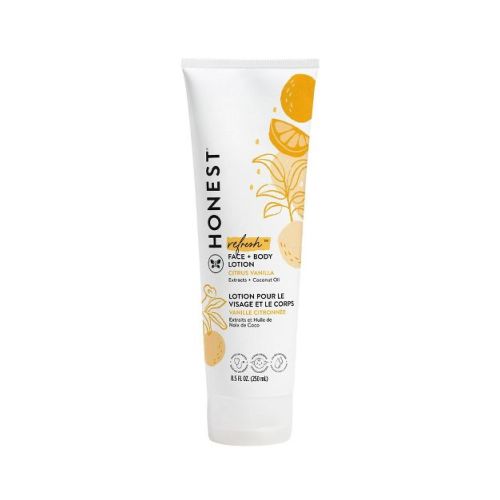 The Honest Company Refresh Face + Body Lotion - Citrus Vanilla - 8.5 fl oz: Dye-Free, Paraben-Free, Silicone-Free, Mineral Oil-Free