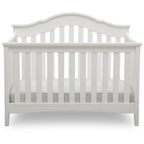 Delta Children Farmhouse 6-in-1 Convertible Crib - Textured White