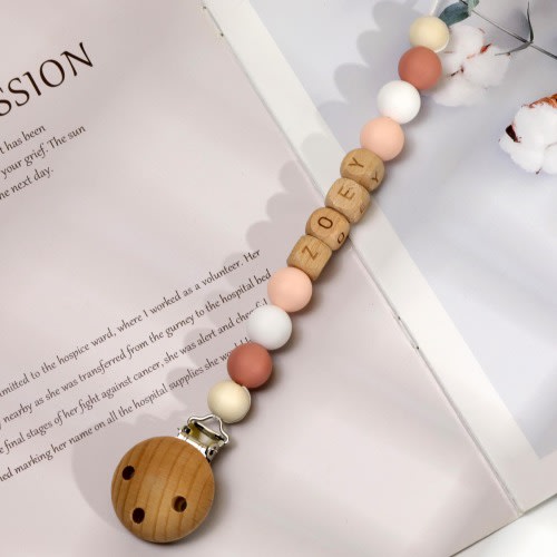 Personalized Boho Binky, Baby shower Gifts, Customize Pacifier Clip Newborn Soother Holder,Clip gift for Grandbaby,Gender Neutral Baby Gifts