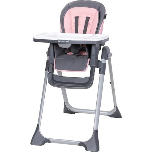 Baby Trend Sit Right 2.0 3-in-1 High Chair, Cozy Pink