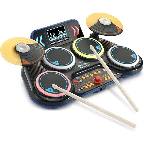 VTech Kidi Star Drum Pad, Black