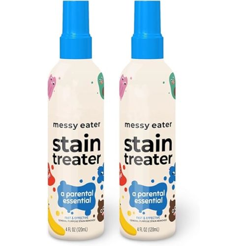 Stain Treater Spray 2pcs - 4oz Stain Remover - No Dry Cleaning Food, Grease, Coffee Off Laundry, Underwear, Fabric (2)