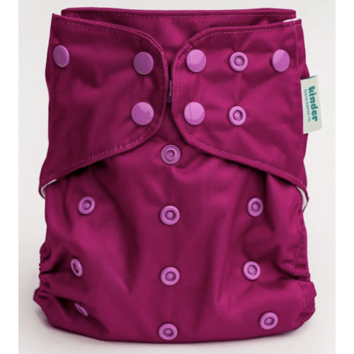 Solid Color: Essentials Pocket Cloth Diaper with Athletic Wicking Jersey, Grows with your Baby