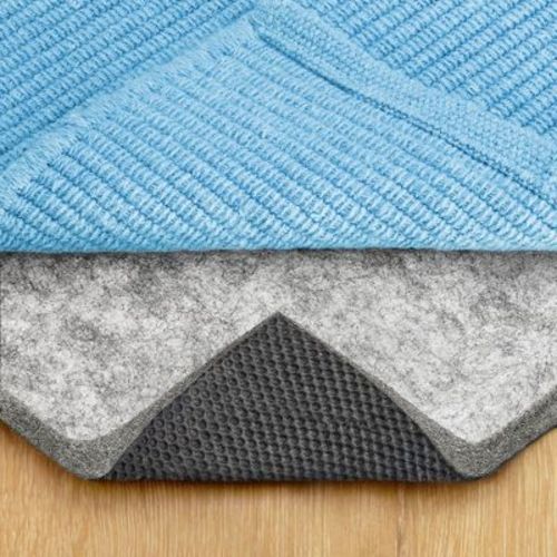 RUGPADUSA - Dual Surface - 6'x9' - 3/8" Thick - Felt + Rubber - Enhanced Non-Slip Rug Pad - Adds Comfort and Protection - For Hard Surface Floors