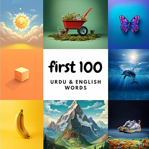 First 100 Urdu & English Words (Learn Urdu) Paperback – Large Print, September 23, 2023
