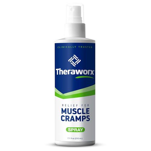 Theraworx Relief for Muscle Cramps Spray Fast-Acting Muscle Spasm, Leg Soreness with Magnesium Sulfate - 7.1 oz - 1 Count