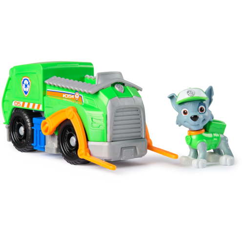 Paw Patrol Recycle Truck with Rocky Figure, Kids' Toy for Ages 3+