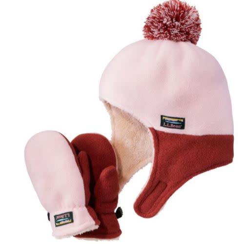 Infants' and Toddlers' Mountain Classic Fleece Hat and Mitten Set | Toddler & Baby at L.L.Bean