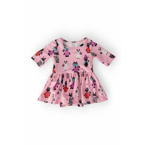 Purr-fectly Spooky Twirl Bodysuit | Mila & Rose