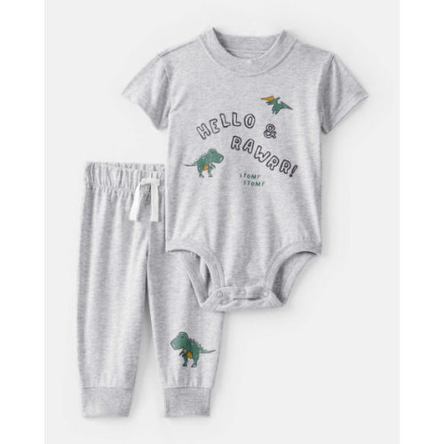 Baby Boy Dinosaur Bodysuit & Pant Set | Carter's
