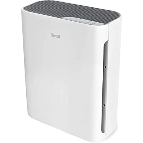 LEVOIT Air Purifiers for Home Large Room, HEPA Filter Cleaner with Washable Filter for Allergies, Smoke, Dust, Pollen, Quiet Odor Eliminators for Bedroom, Pet Hair Remover, Vital 100, White