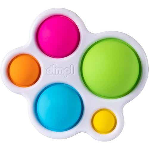 Fat Brain Toys Original Dimpl Brand Baby Toy, Sensory Toys for Babies 10 Months+, Interactive Baby Toys, Fidget Toys, 1 Piece
