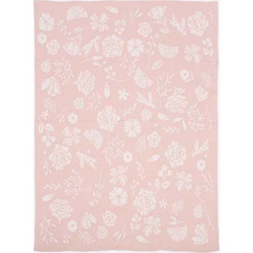 Organic Cotton Blanket, Floral - The Blueberry Hill Blankets & Quilts | Maisonette
