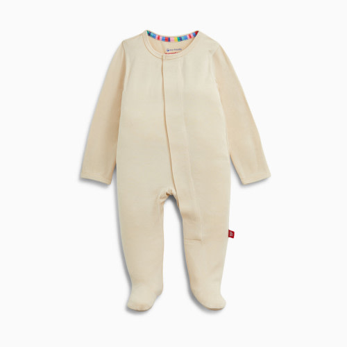 Magnetic Me Modal Magnetic Footie - Tan, 3-6 M
