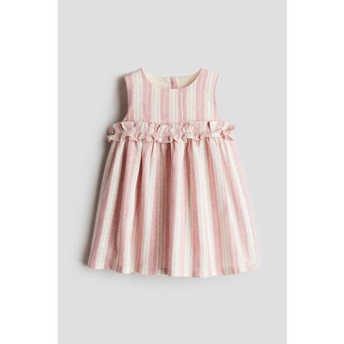 LINEN-BLEND DRESS