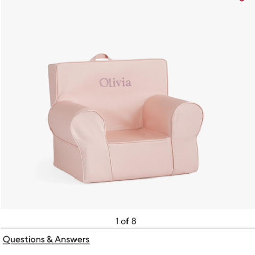 Anywhere Chair®, Pearl Twill With White Piping