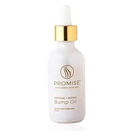 Promise Bump Oil, Pregnancy Belly Oil, Defense and Repair, Clean Pregnancy Skincare, Non-Toxic, Vegan, Fast Drying