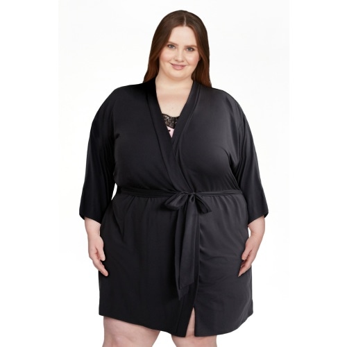 Joyspun Women’s Dreamy Soft Collection Knit Robe, Sizes S/M to 2X/3X