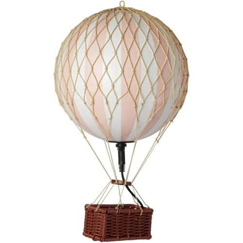 Authentic Models LED Hot Air Balloon Lanterns: Magical Night Sky Decor | Hot Air Balloon Decor | LED Lantern Decor for Enchanting Evenings | Remote Control Included - Travels Light LED, Pink Light