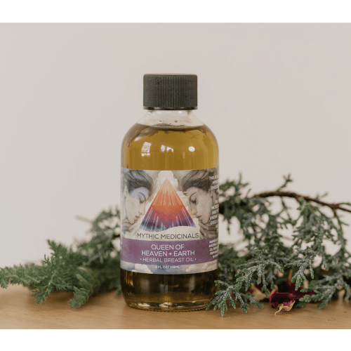 Queen of Heaven + Earth Herbal Breast Oil — Mythic Medicine