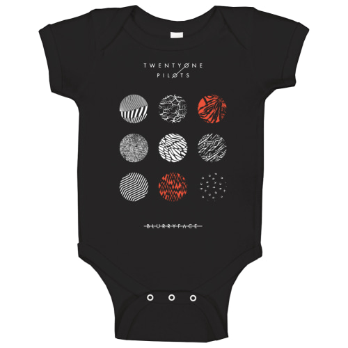 Twenty One Pilots Blurryface 100% Cotton Baby Bodysuit, Sz 6mo