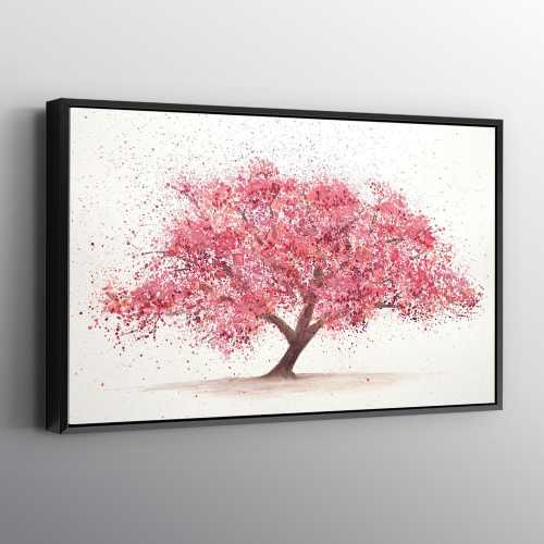 Cherry Tree Blossom Famous Print Wall Art Canvas. Printed Smooth Surface. Ready to Hang Canvas.