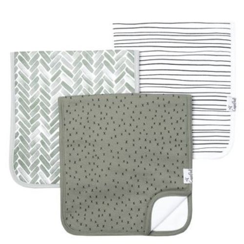 Copper Pearl Alta Burp Cloth - 3pk