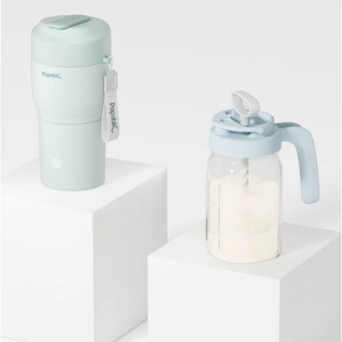 Portable Bottle Warmer & Glass Mixing Pitcher Set